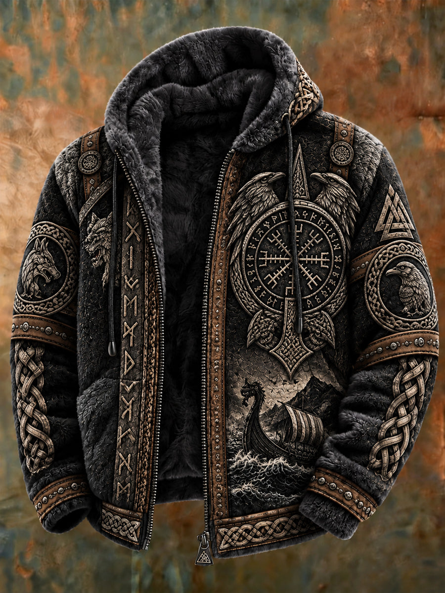 Herrlig vikingaskjorta i flanell