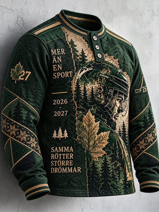 Herrarnas IF Björklöven-svenska ishockeytryck i casual-tröja