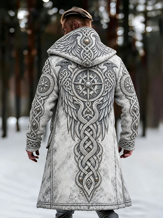 Herrjacka i vikingvävd kompositfleece