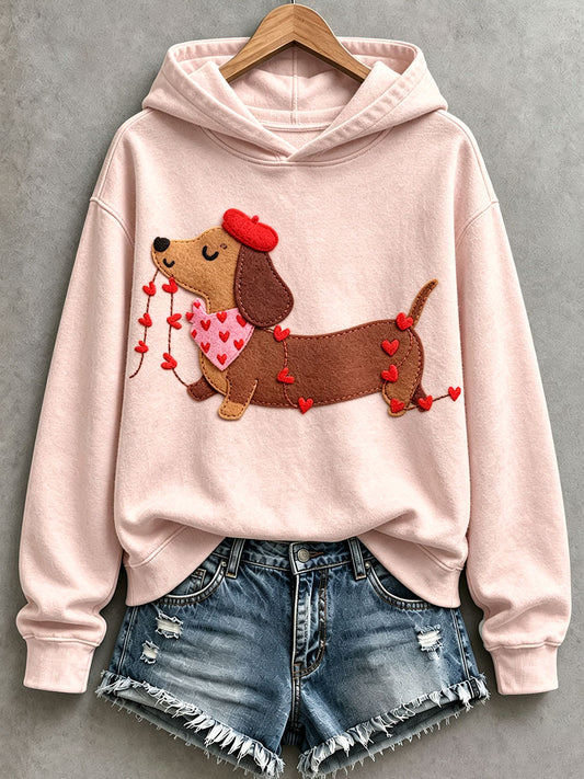 Kvinnlig söt tax-hoodie