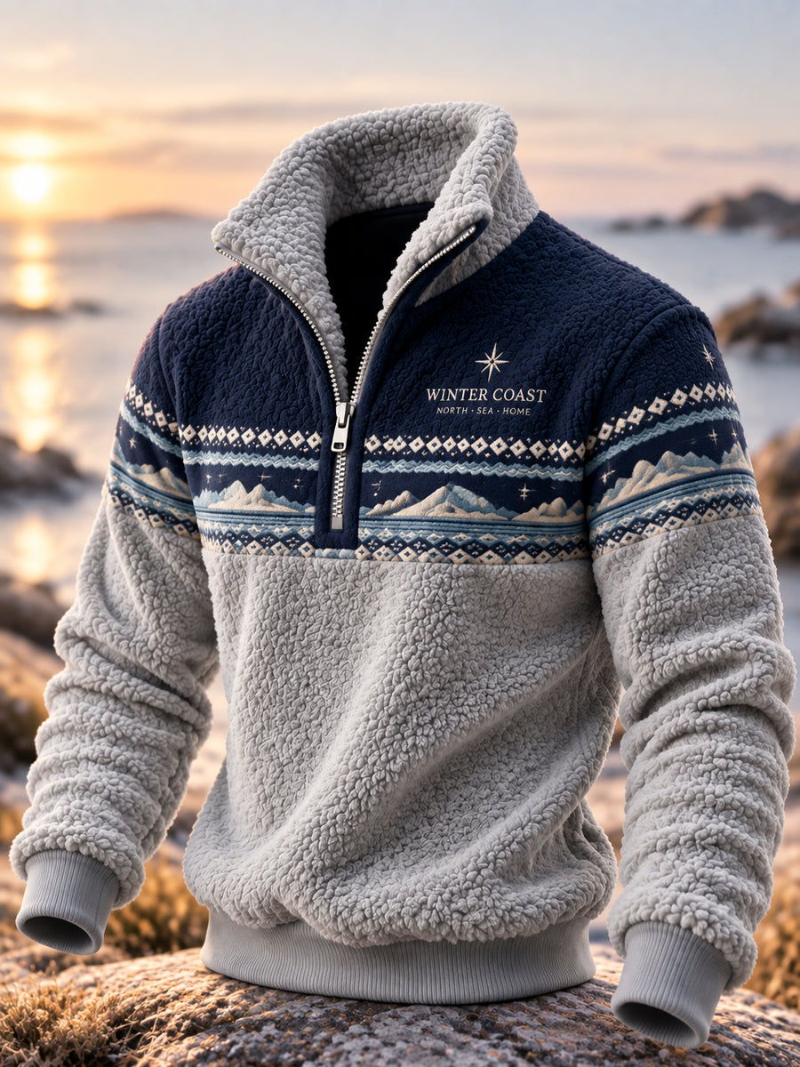 Mäns norra strandkomfort Pullover