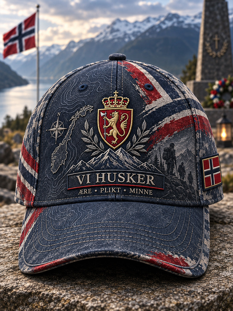 Unisex norsk militär minneskeps