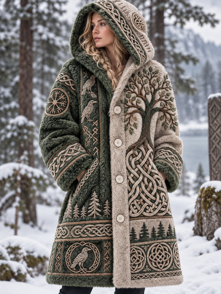 Damflanell Vikingkonstrockar