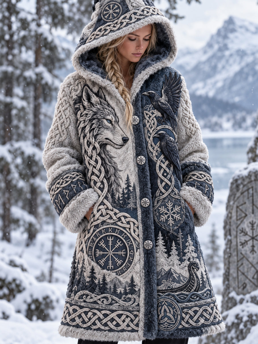 Damflanell Vikingkonstrockar