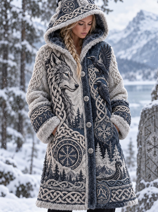 Damflanell Vikingkonstrockar