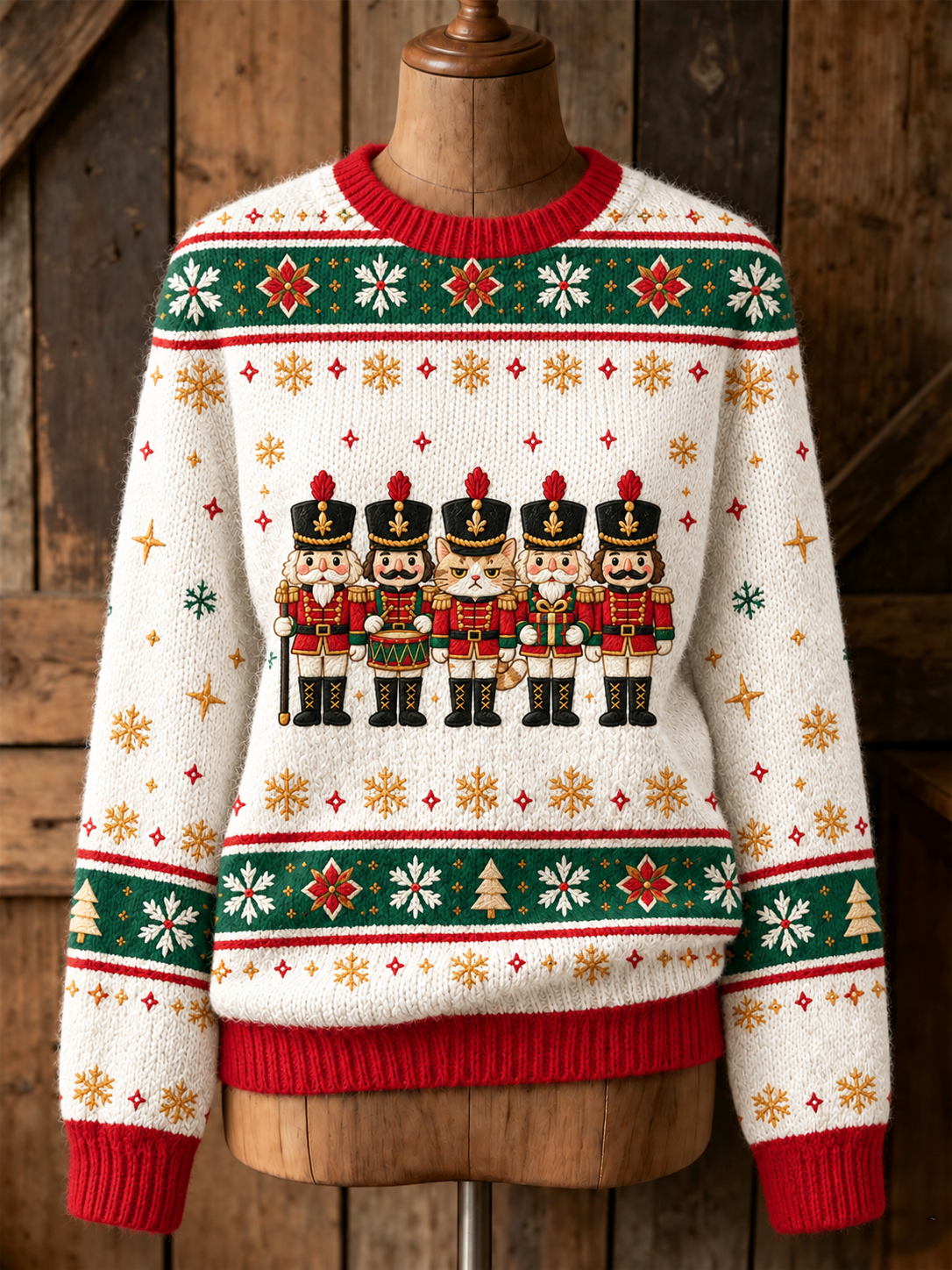 Damer Jul Långärmad Tröja