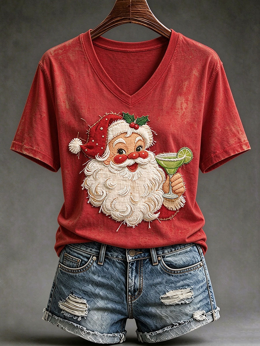 Dammens Santa Margarita-mönstrade kortärmade t-shirt