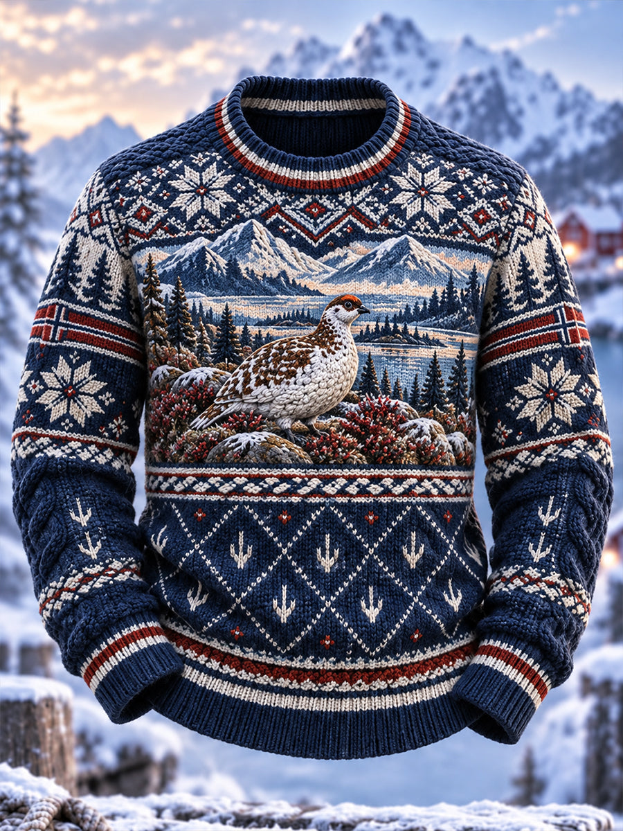 Mäns Norge jakt säsong imitation tröjar